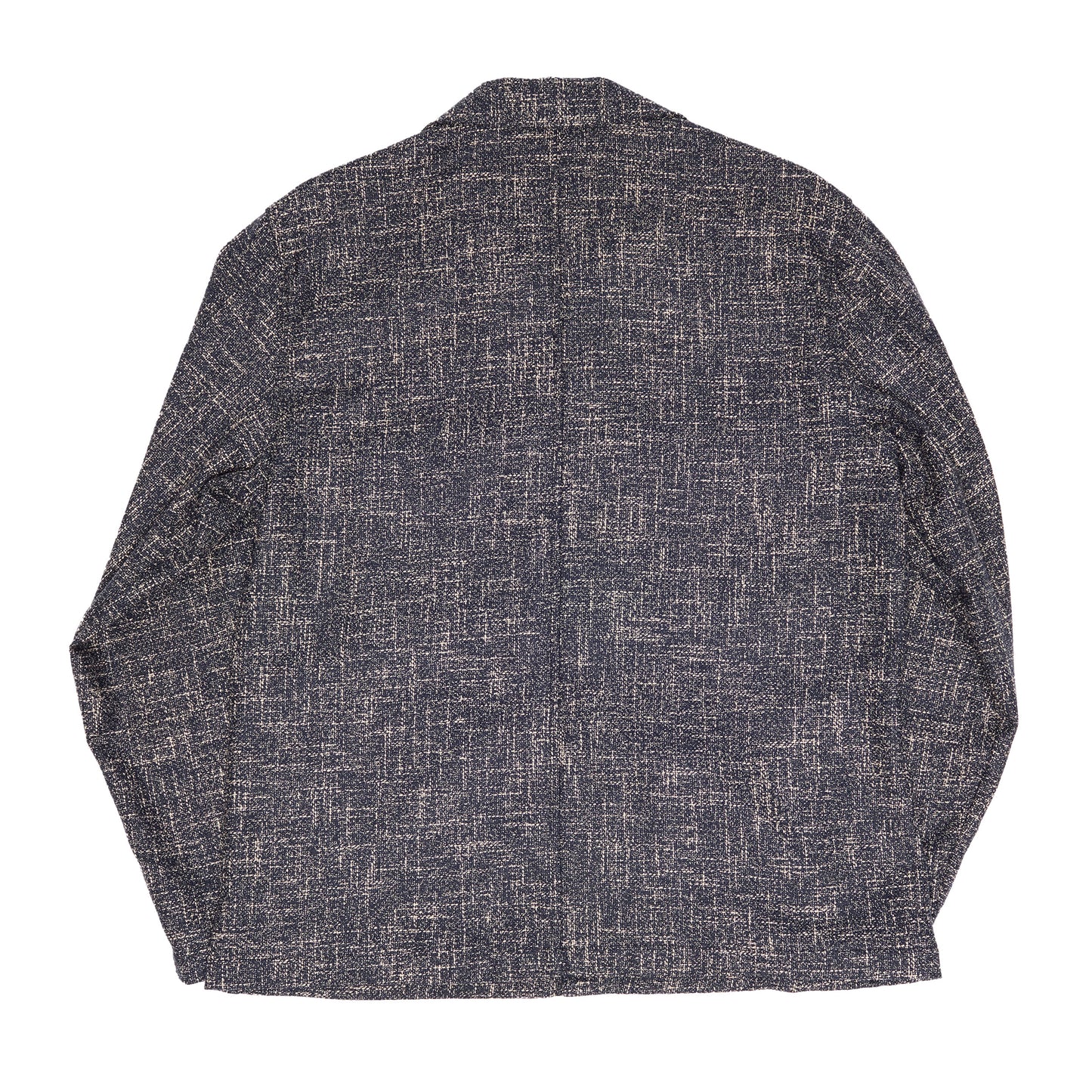 Navy Fleck Overshirt
