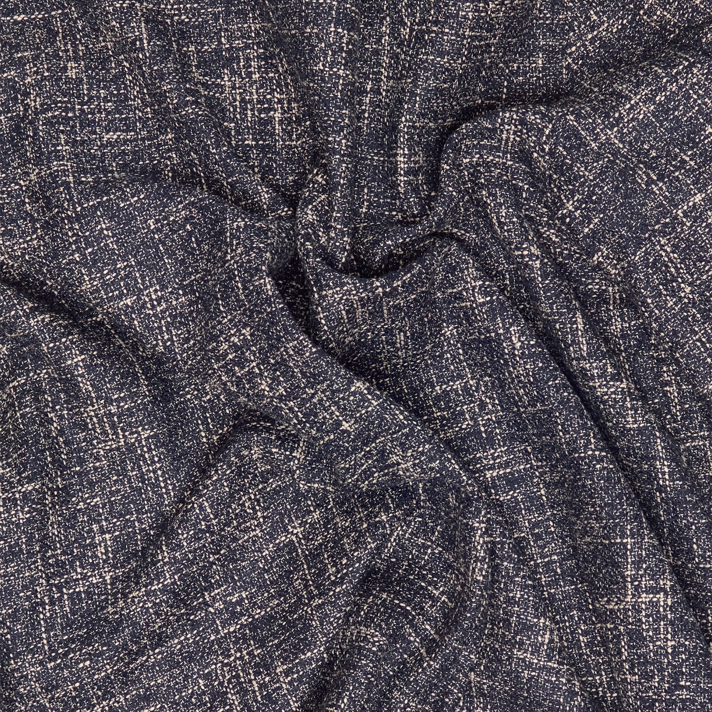 Navy Fleck Overshirt