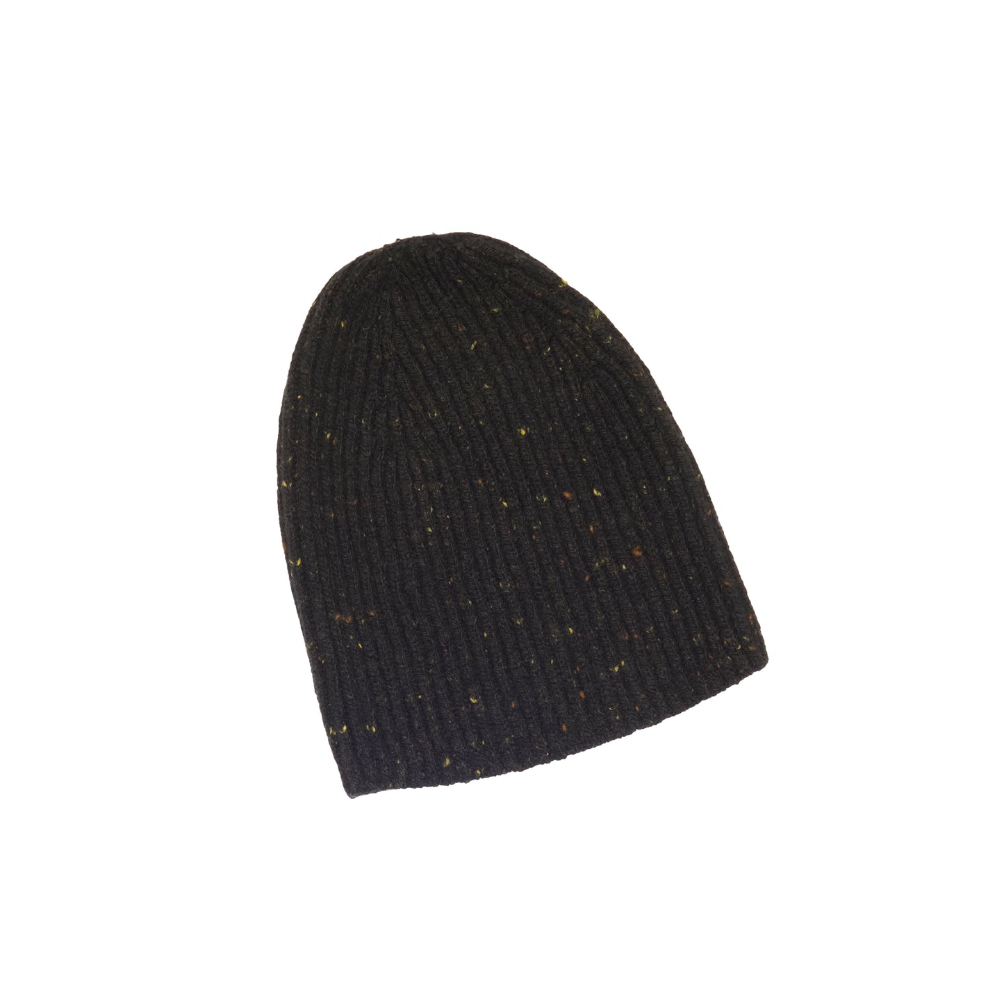 Black Fleck Rib Hat