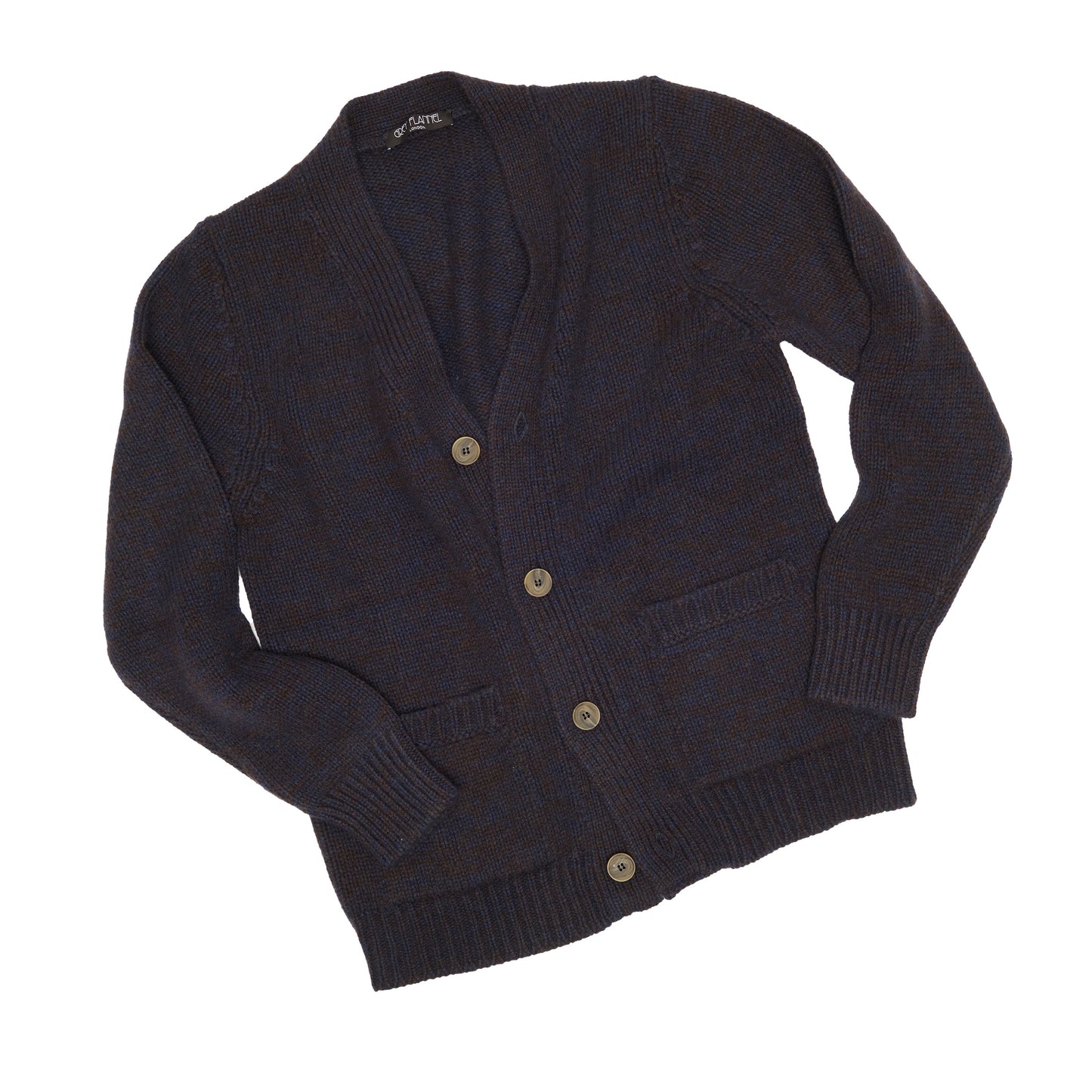 Navy Cashmere Cardigan