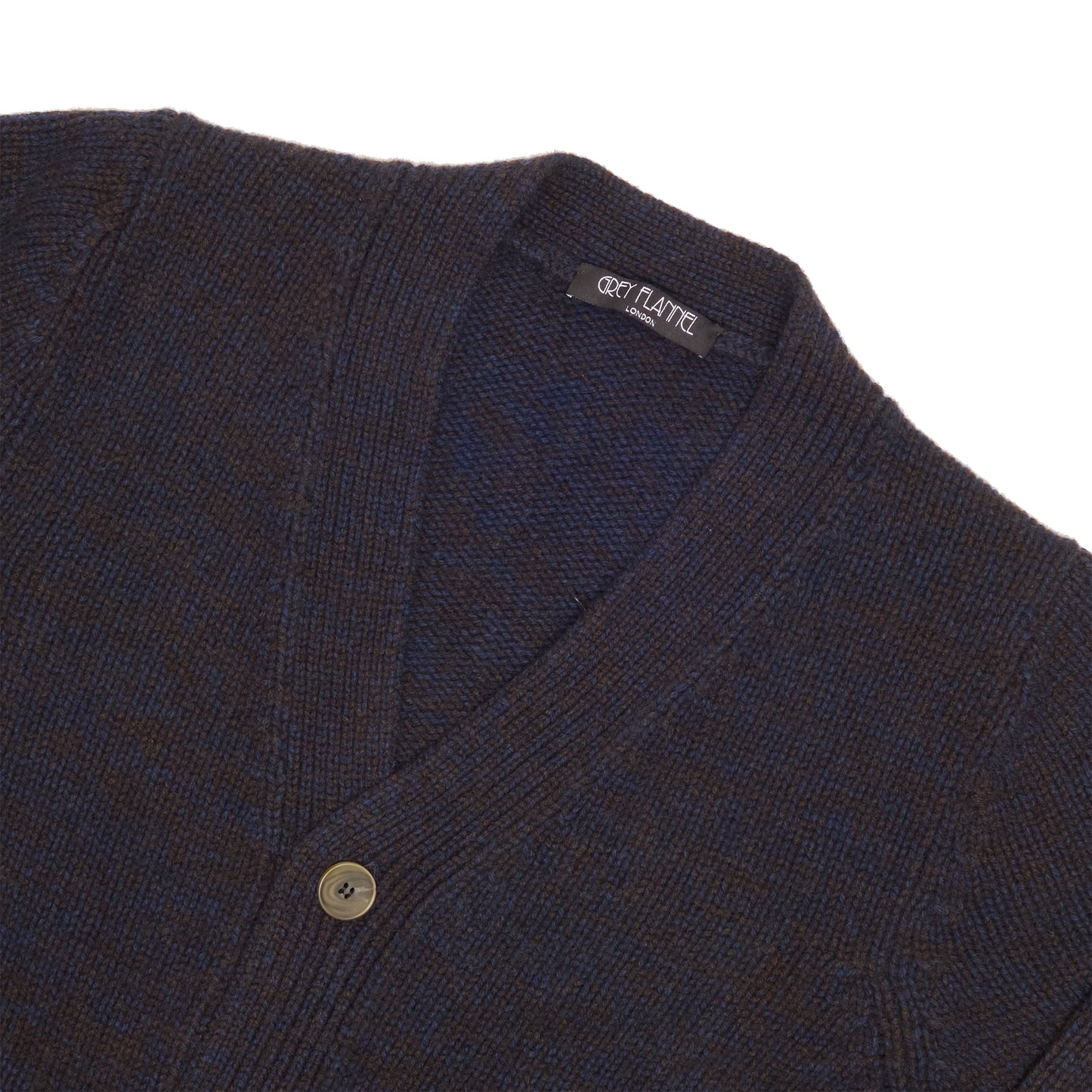 Navy Cashmere Cardigan