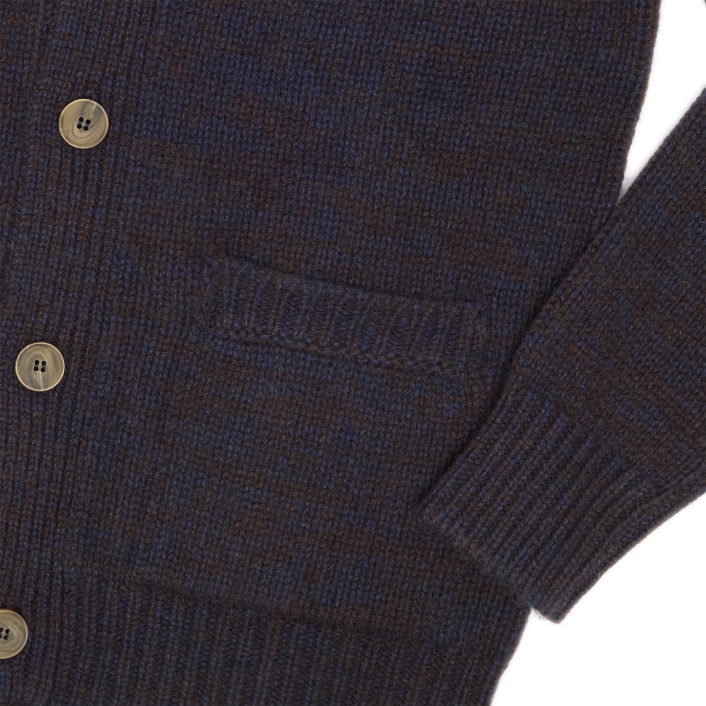 Navy Cashmere Cardigan
