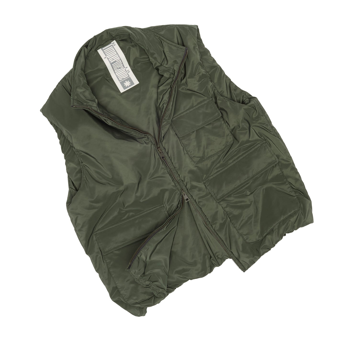 Olive Nylon Flak Jacket