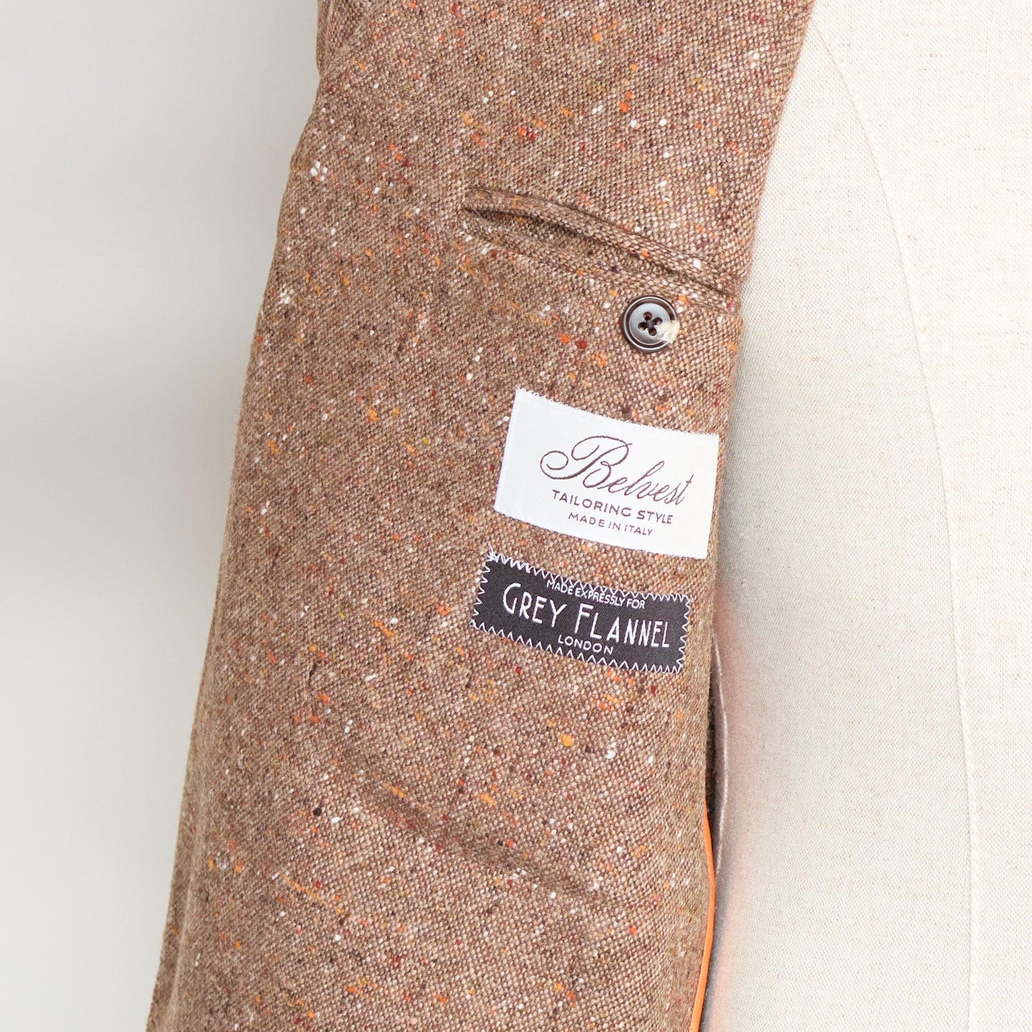 Orange Fleck Donegal Blazer / Jacketinthebox