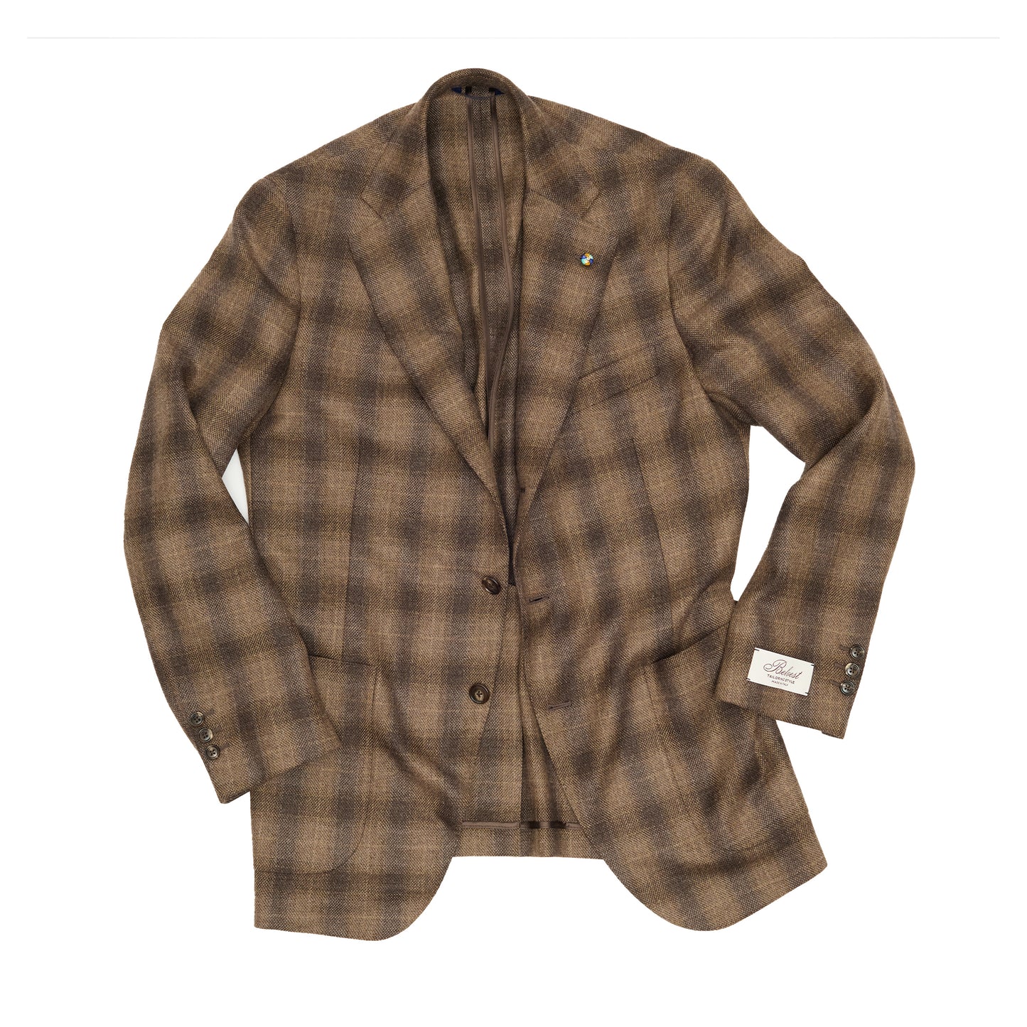 Brown Shadow Plaid Blazer / Jacketinthebox