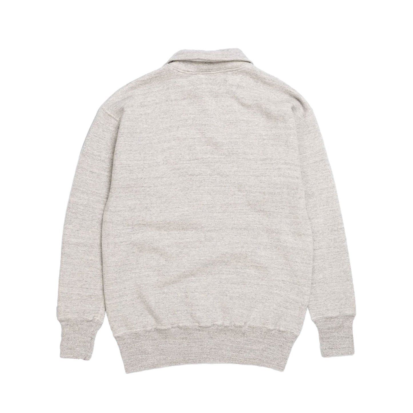 Grey Loopwheel Quarter Zip Sweatshirt