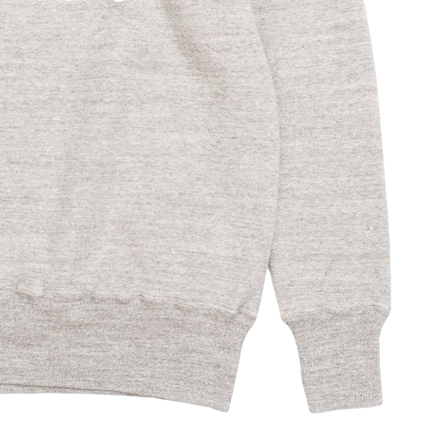 Grey Loopwheel Quarter Zip Sweatshirt