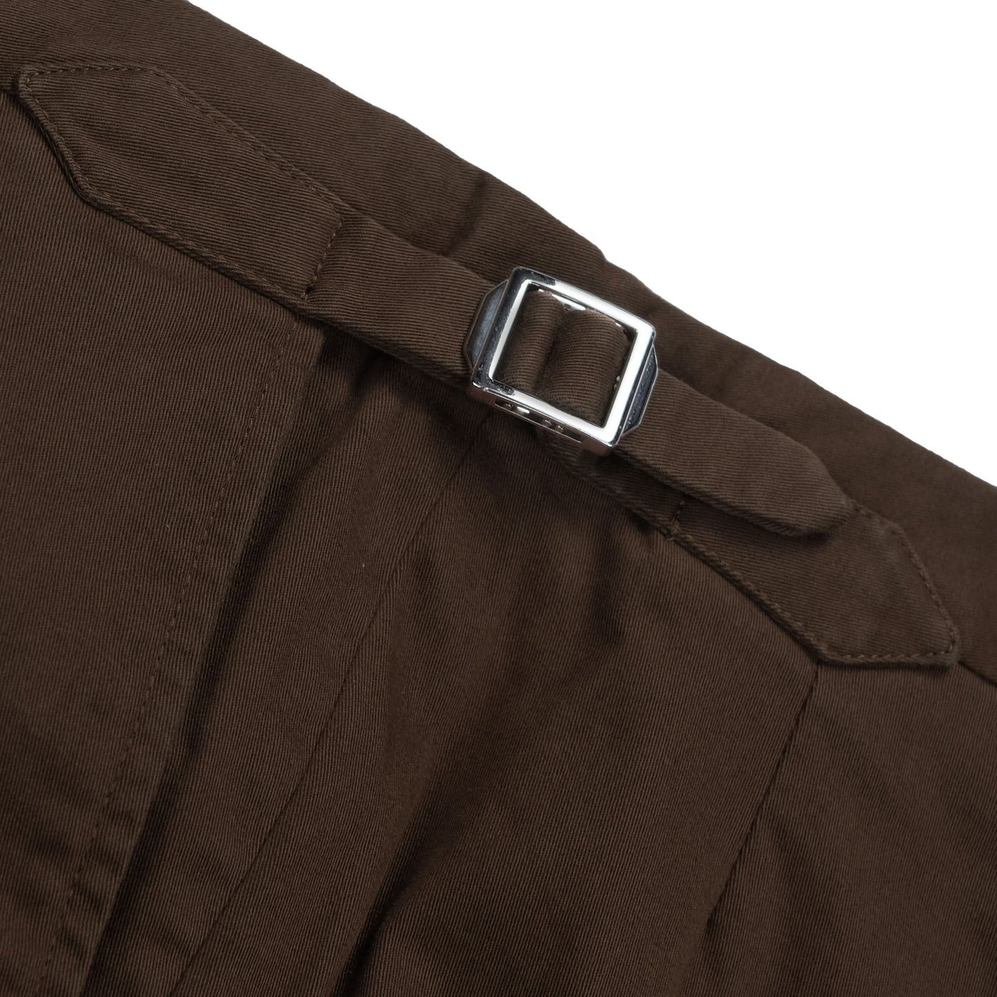 Brown Cotton Gabardine Suit
