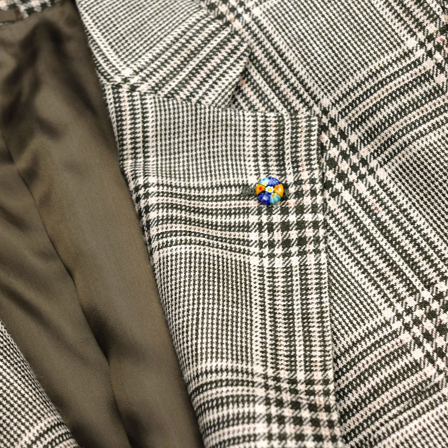 Green POW Blazer / Natural Soft