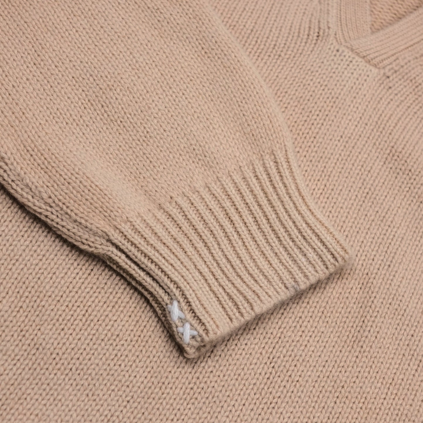 Recycled Cashmere Polo Collar Sweater