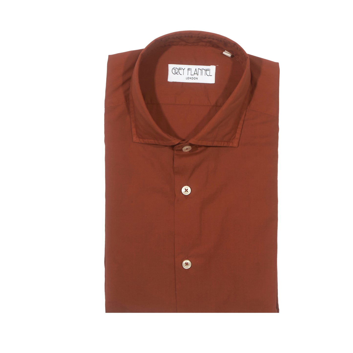 Rust Paper Cotton Shirt