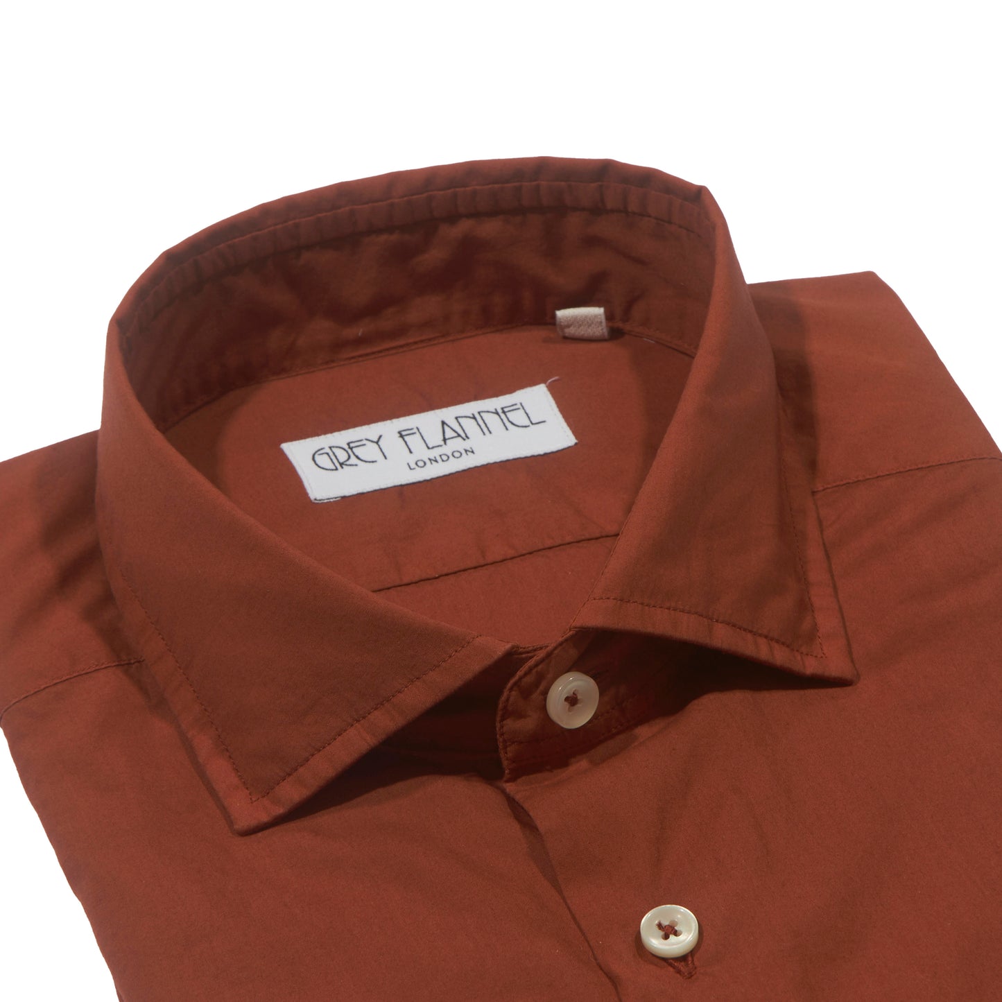 Rust Paper Cotton Shirt