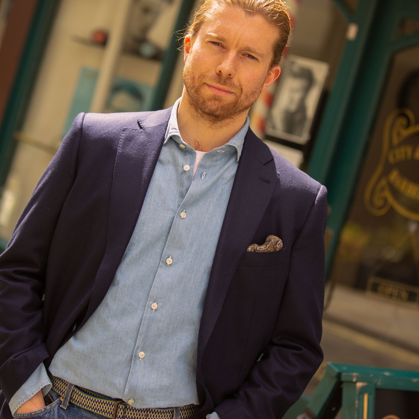 Light Wash Chambray Shirt