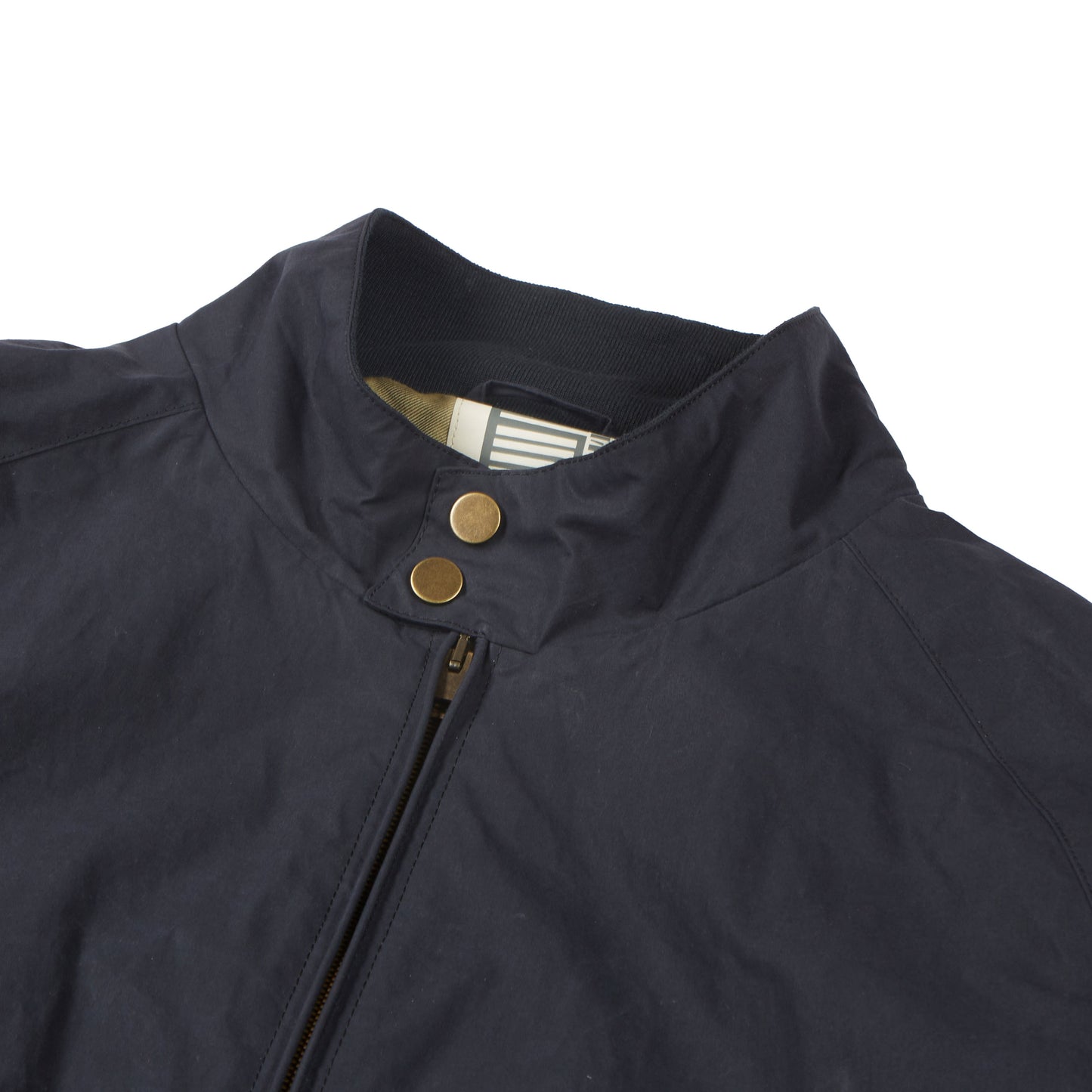 Navy Wax Harrington