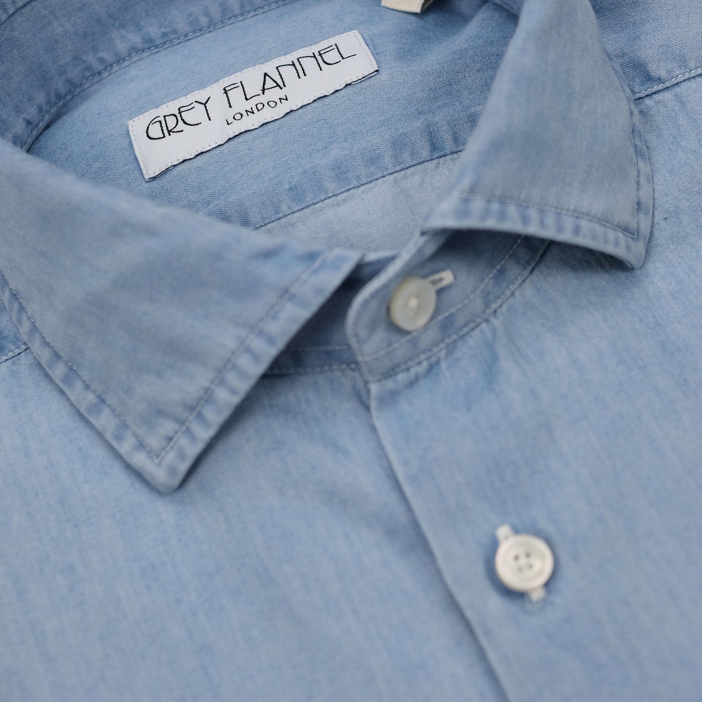Light Wash Chambray Shirt