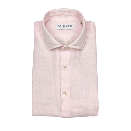 Pink Linen Shirt
