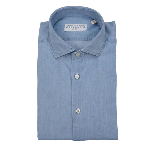 Light Wash Chambray Shirt
