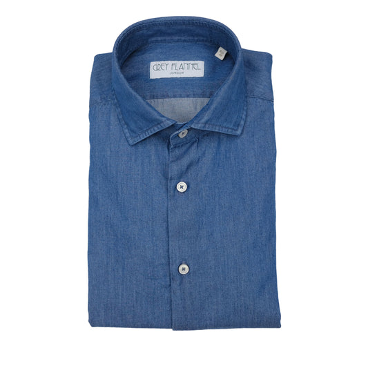 Mid Wash Chambray Shirt