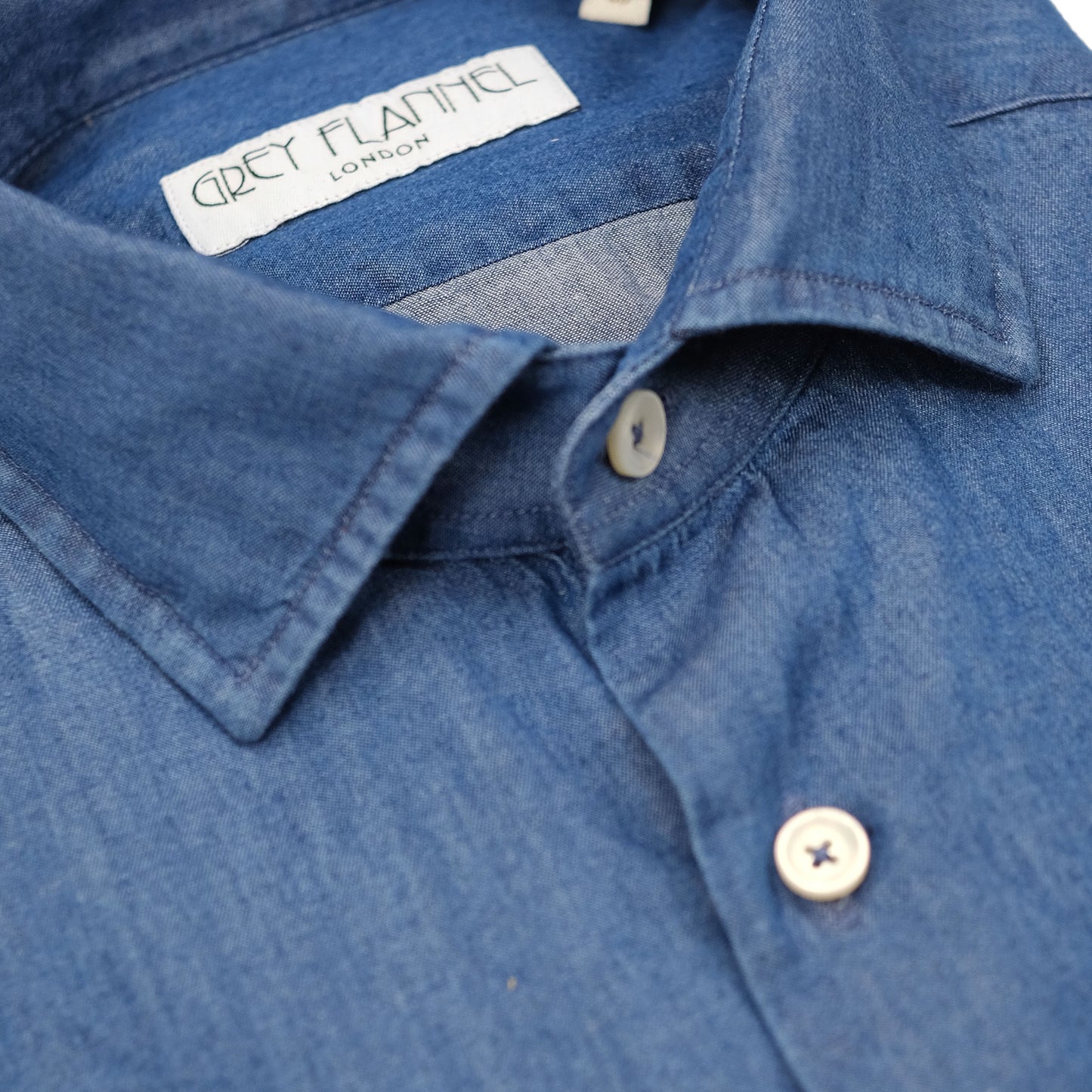 Mid Wash Chambray Shirt