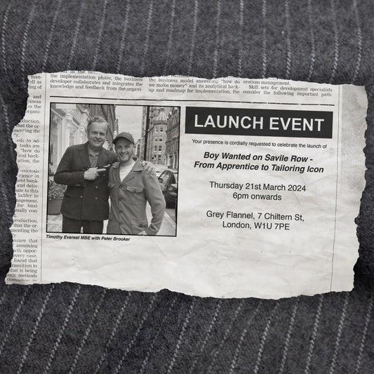 Timothy Everest Book Launch