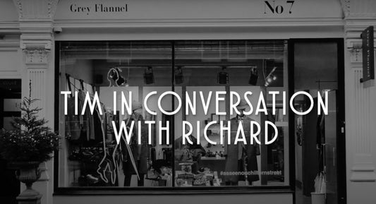 Timothy Everest grey flannel style conversations