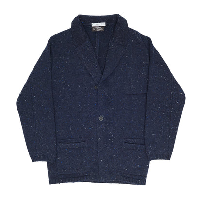 Navy Fleck Relaxed Jacket