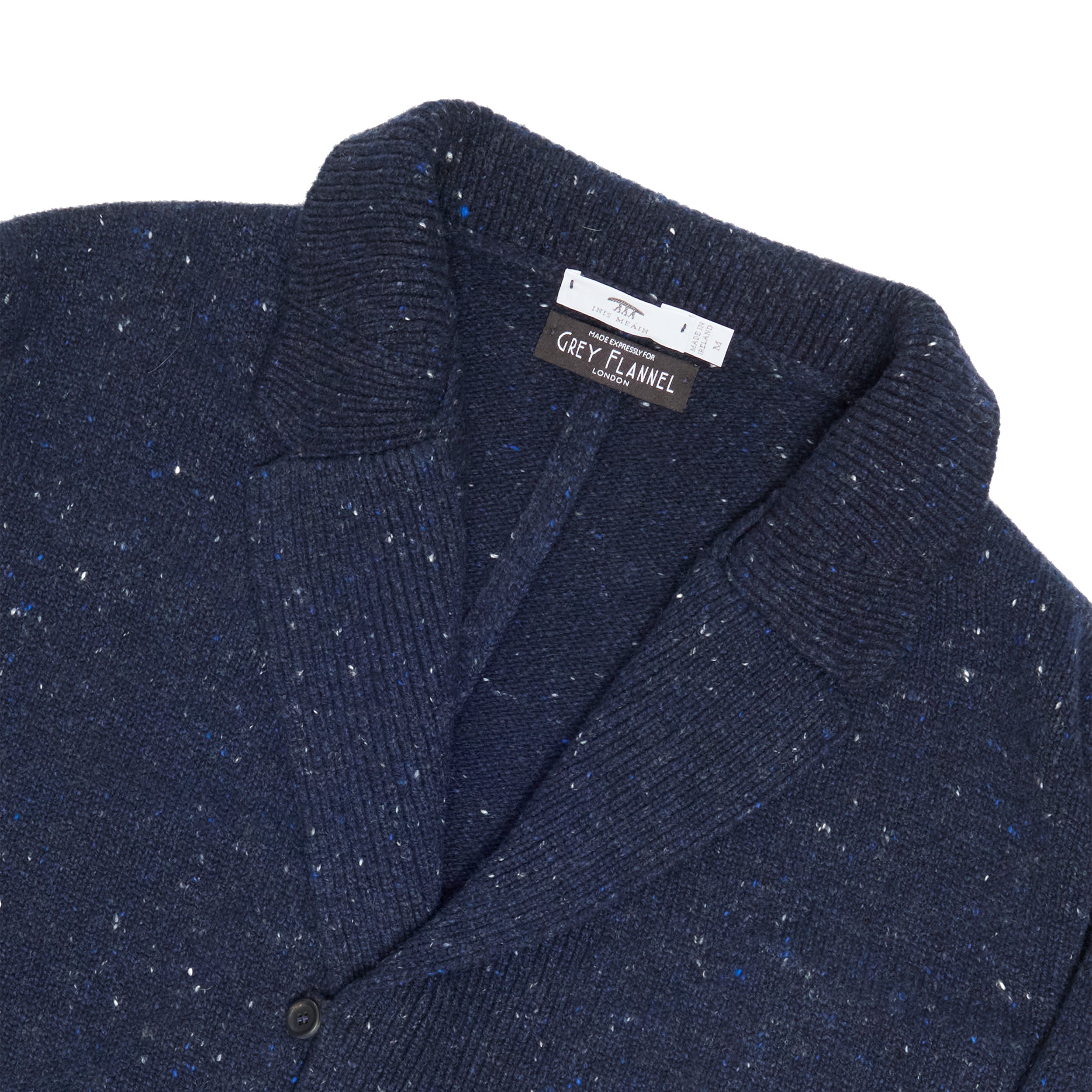 Navy Fleck Relaxed Jacket