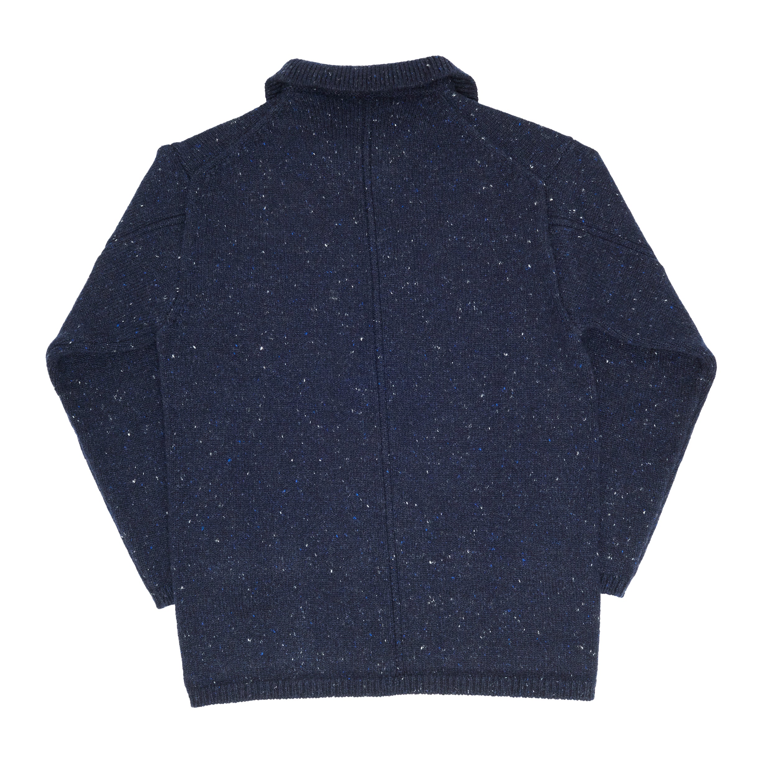 Navy Fleck Relaxed Jacket