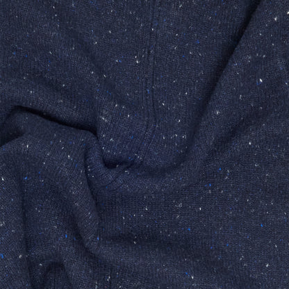 Navy Fleck Relaxed Jacket