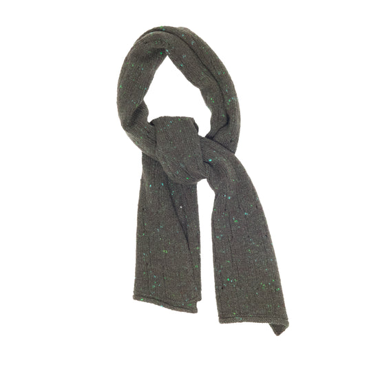 Green Fleck Teardrop Scarf