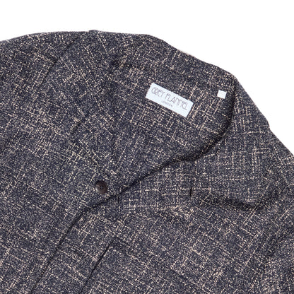 Navy Fleck Overshirt