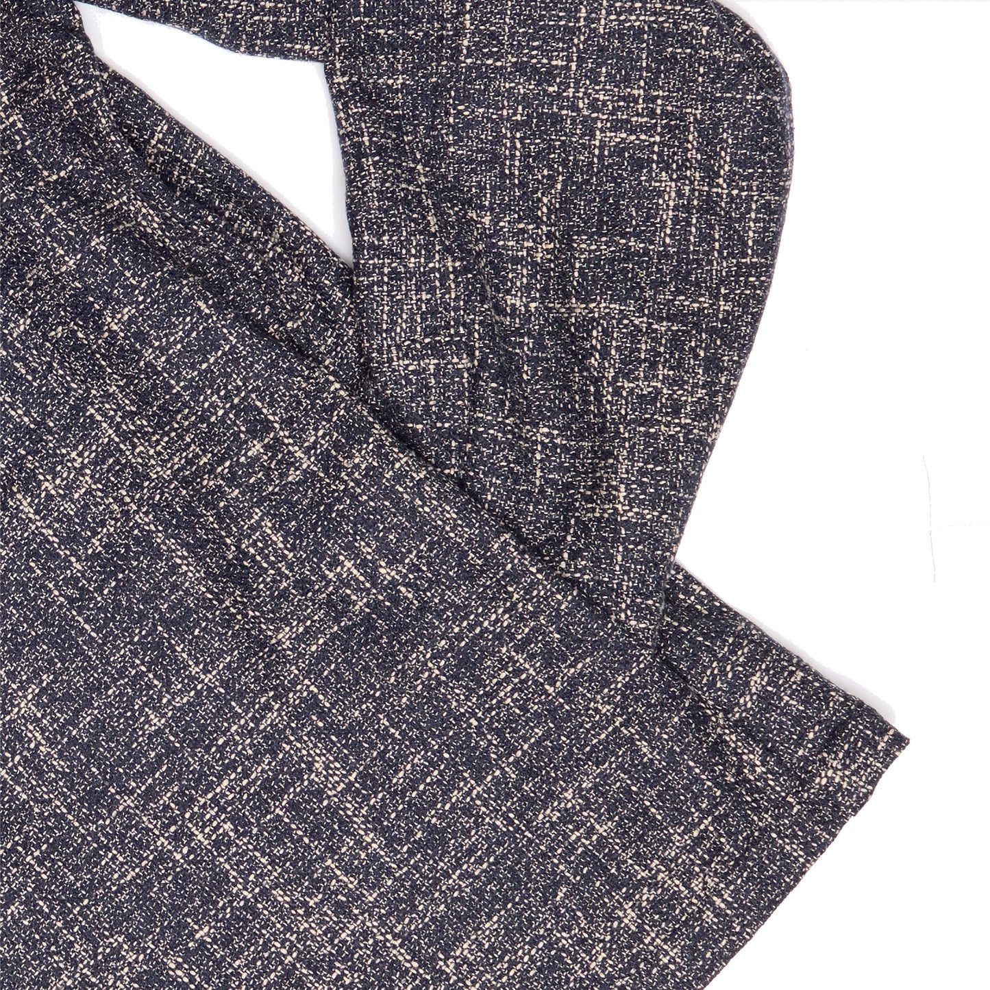 Navy Fleck Overshirt