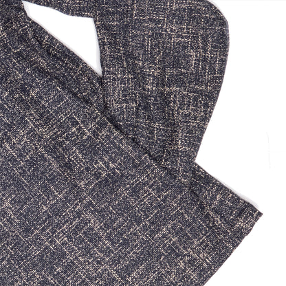 Navy Fleck Overshirt