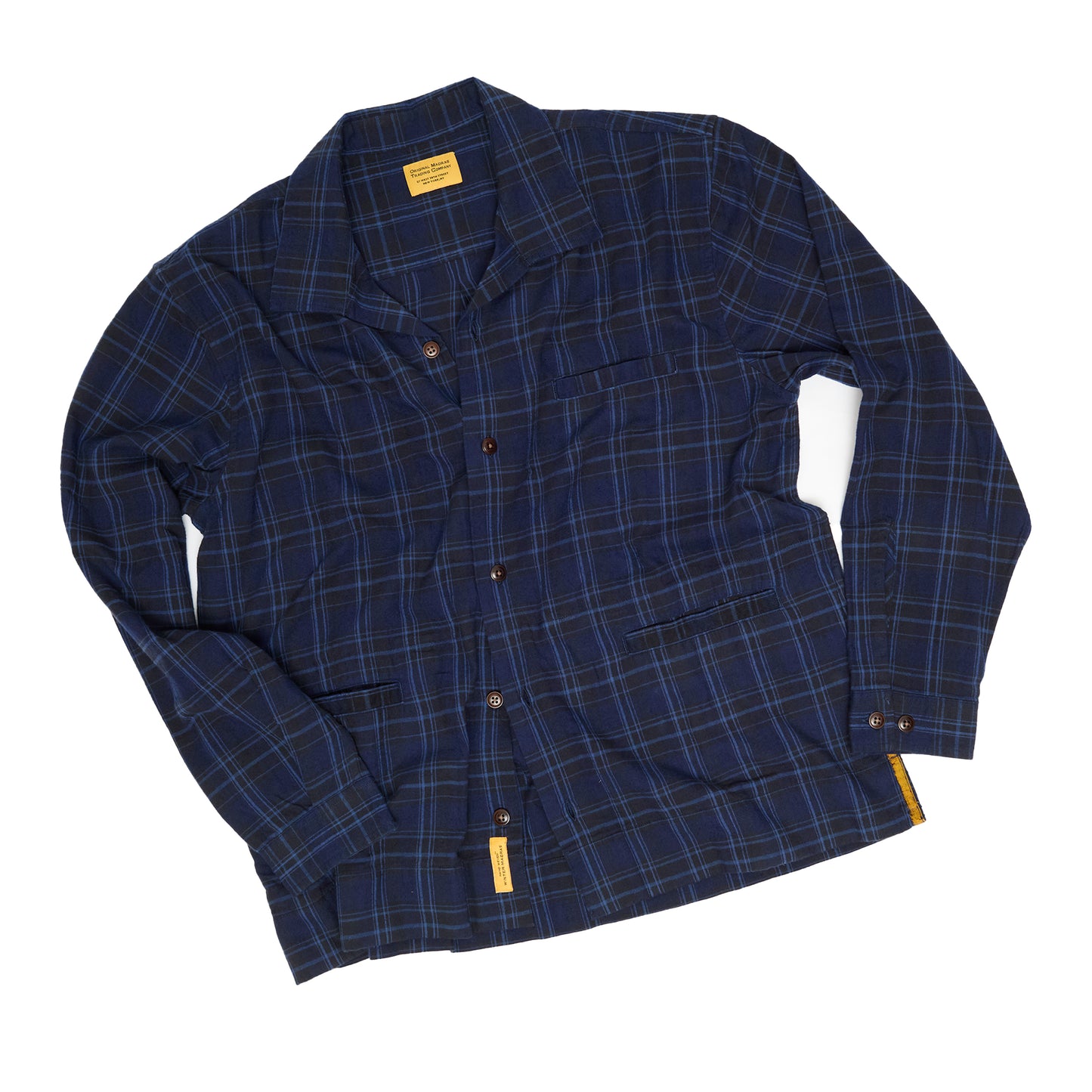 Winter Madras / N°178 Camp Collar Long Sleeve Shirt