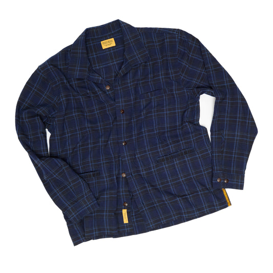 Winter Madras / N°178 Camp Collar Long Sleeve Shirt