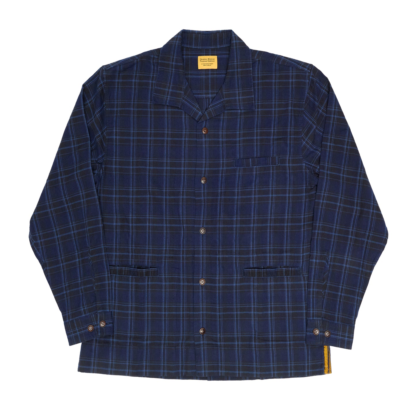 Winter Madras / N°178 Camp Collar Long Sleeve Shirt