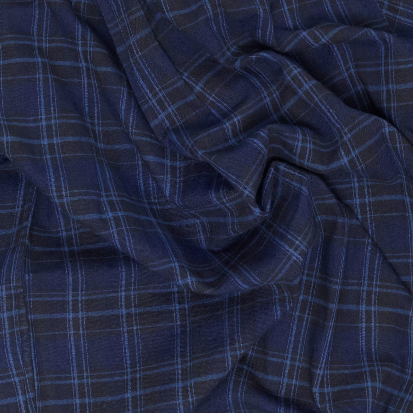 Winter Madras / N°178 Camp Collar Long Sleeve Shirt