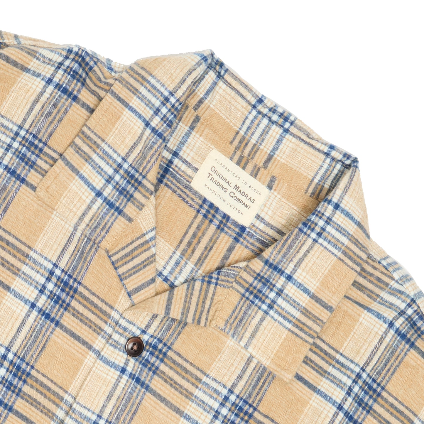 Brushed Raw Organic Yarn / N°178 Camp Collar Long Sleeve Shirt