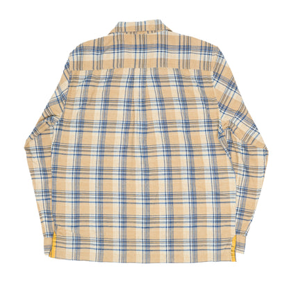 Brushed Raw Organic Yarn / N°178 Camp Collar Long Sleeve Shirt