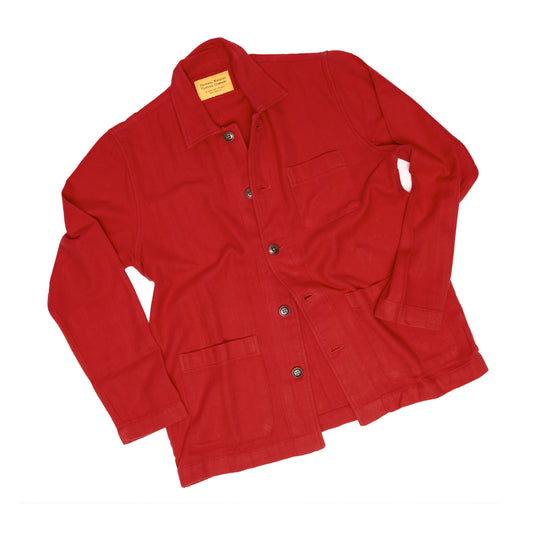 Red HBT Weave / N°106 Shirt Jacket