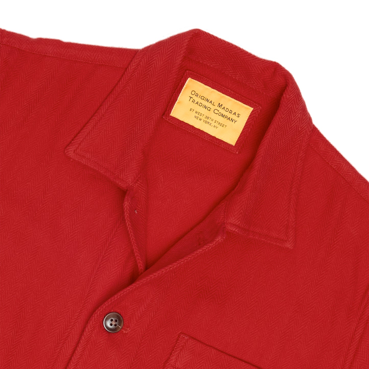 Red HBT Weave / N°106 Shirt Jacket