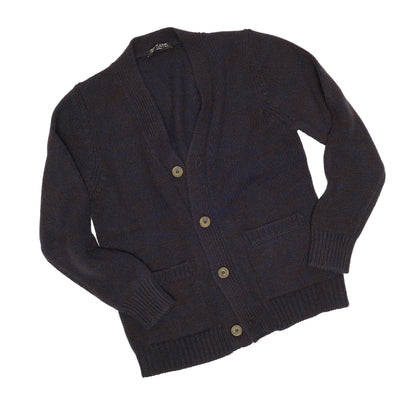 Navy Cashmere Cardigan