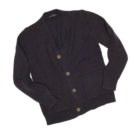 Navy Cashmere Cardigan