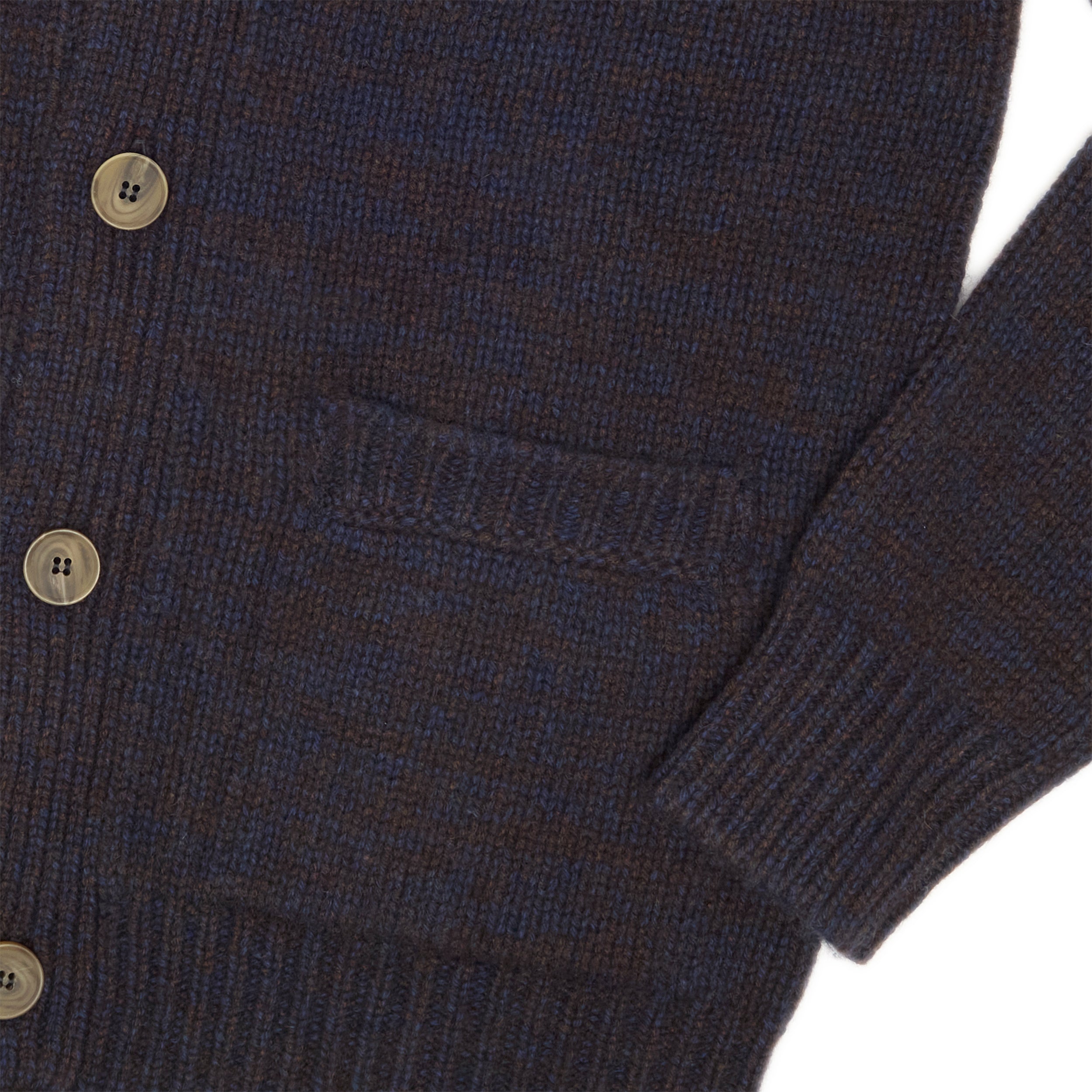 Navy Cashmere Cardigan