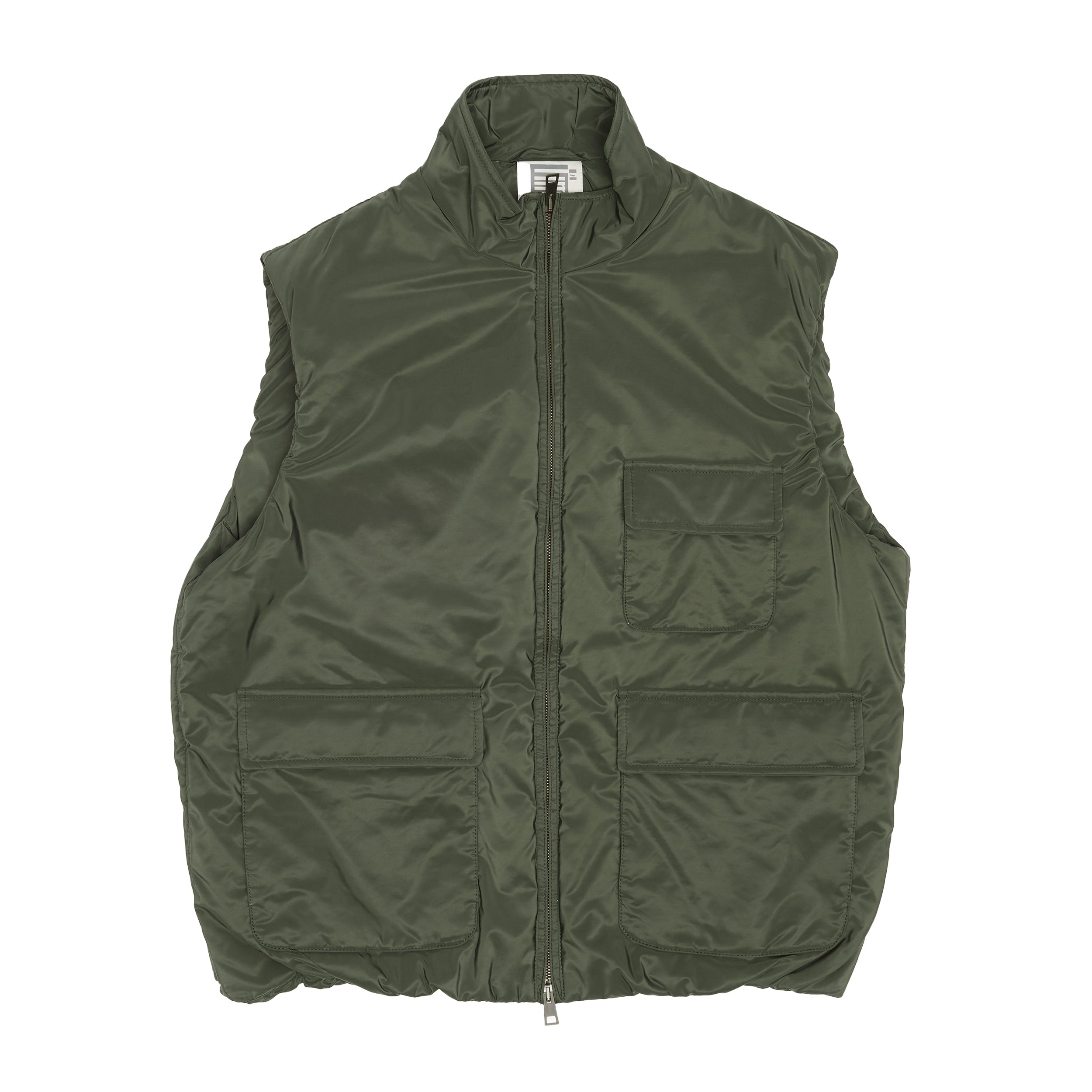 Olive Nylon Flak Jacket