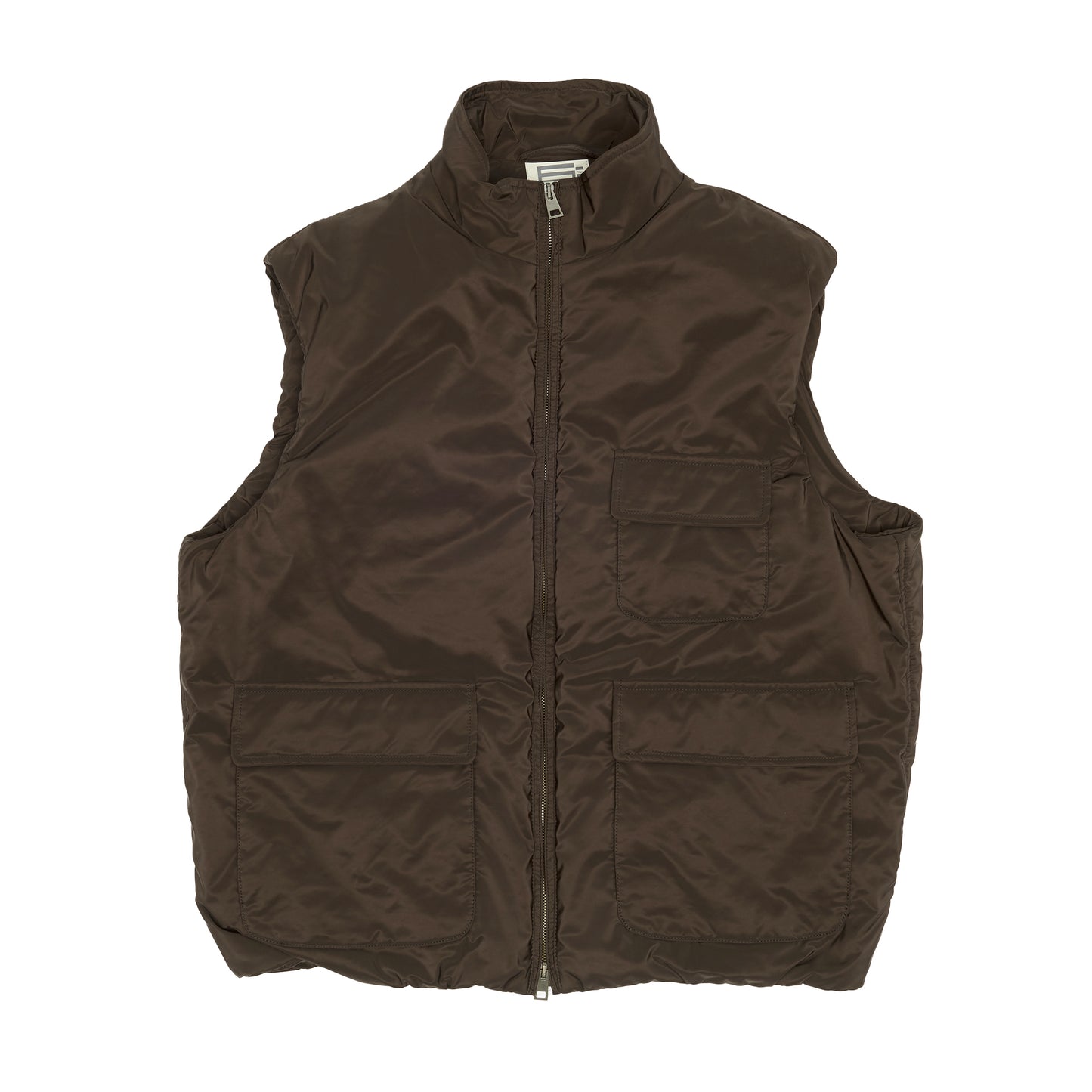 Brown Nylon Flak Jacket