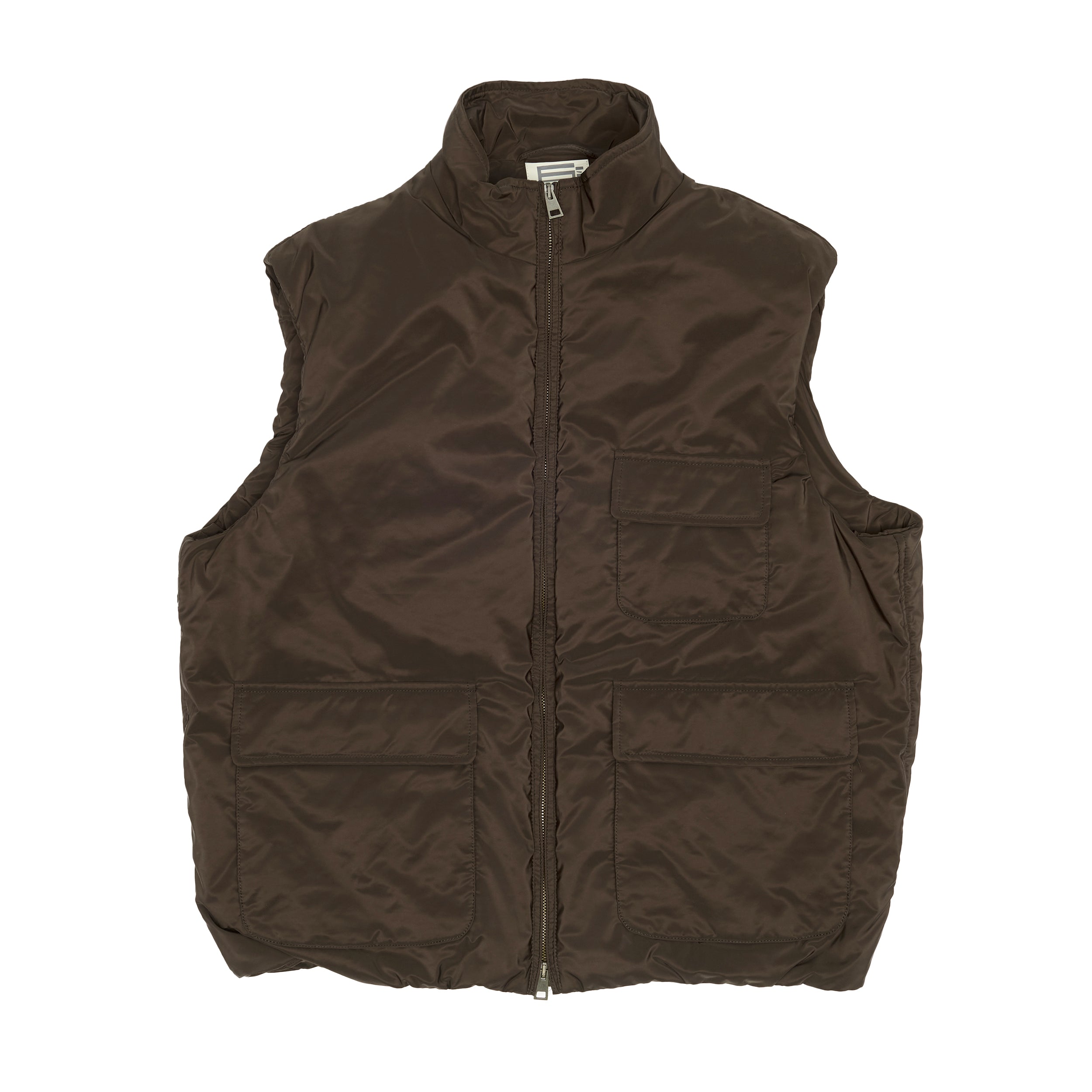 Brown Nylon Flak Jacket