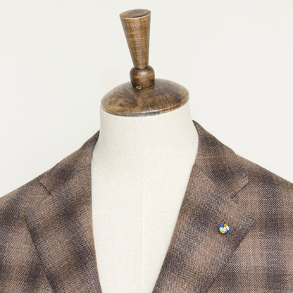 Brown Shadow Plaid Blazer / Jacketinthebox