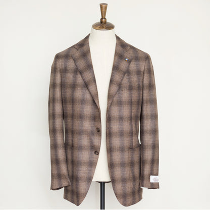 Brown Shadow Plaid Blazer / Jacketinthebox