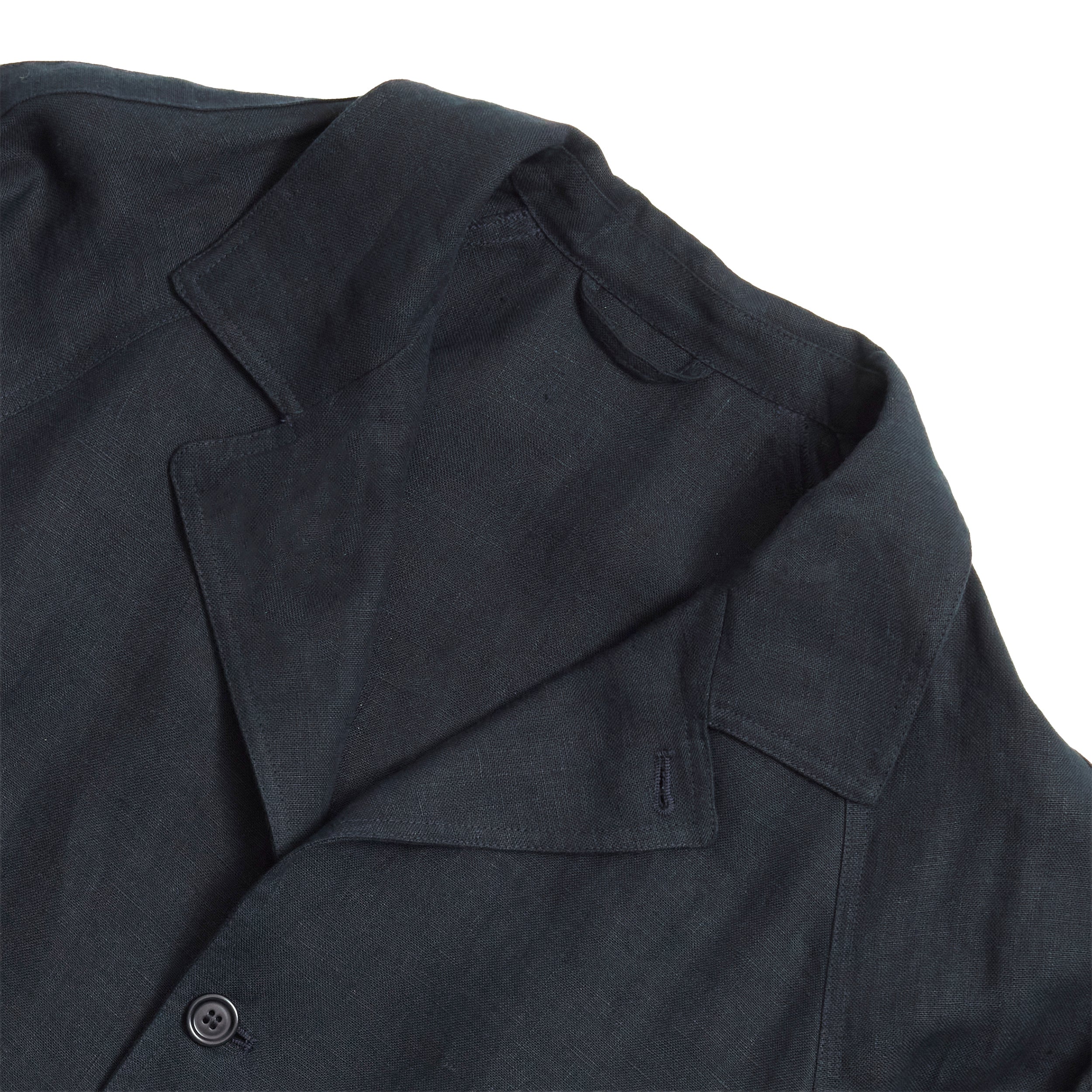 Navy Irish Linen Vale Jacket